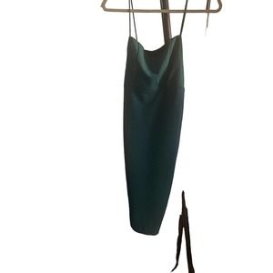 HELLO MOLLY can’t afford me midi dress dark green dress size 6